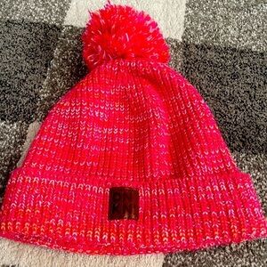 Dunkin. Hot pink. Winter hat NWOT